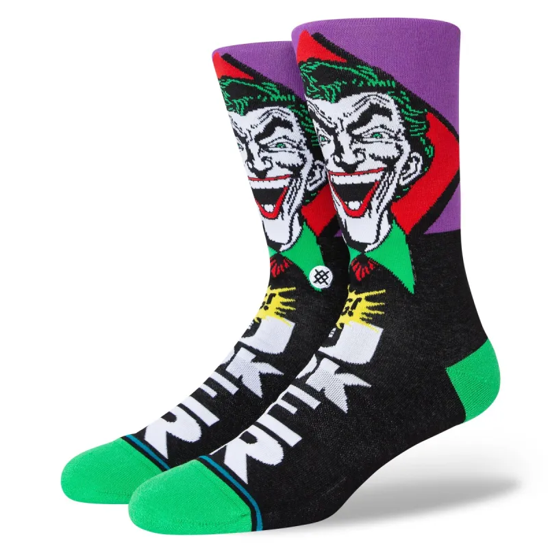 Batman x Stance Joker Comic Crew Socks sold by Stance