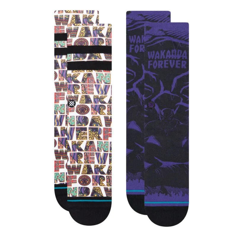 Black Panther x Stance Crew Socks Set sold by Stance