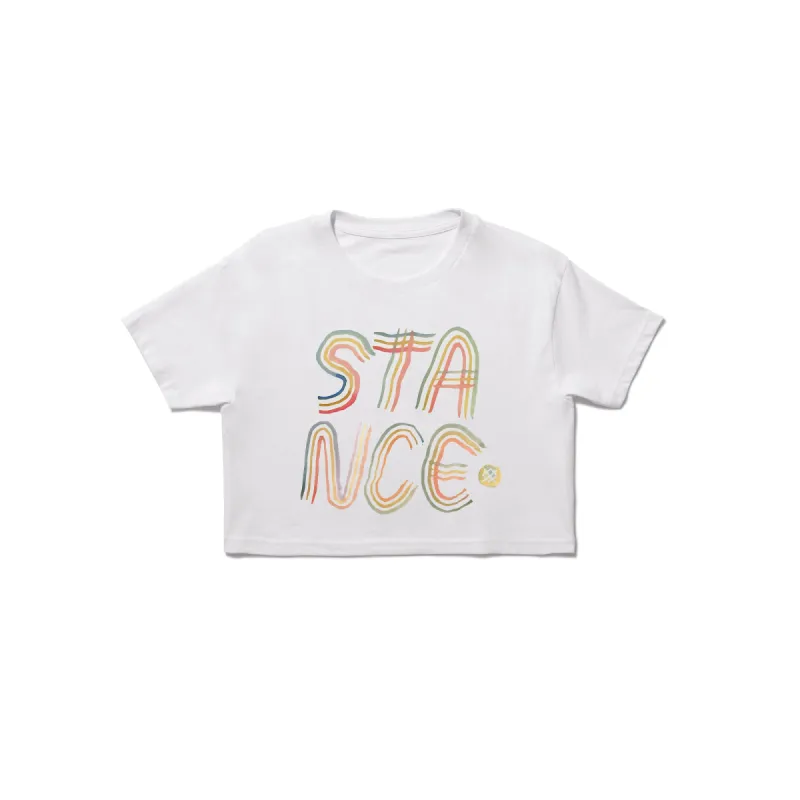 Womens Pride And Joy Crop Top T-shirt sold by Stance