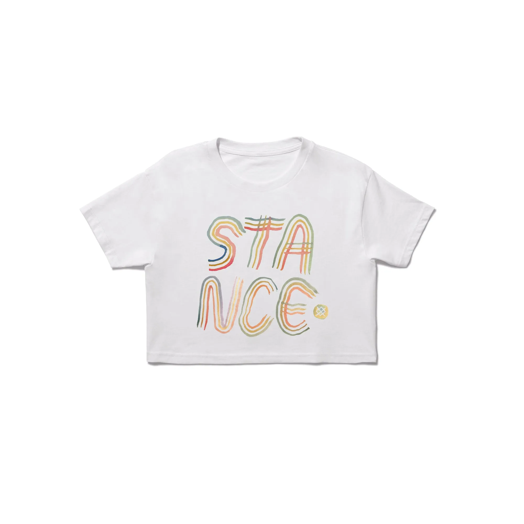 Womens Pride And Joy Crop Top T-shirt sold by Stance