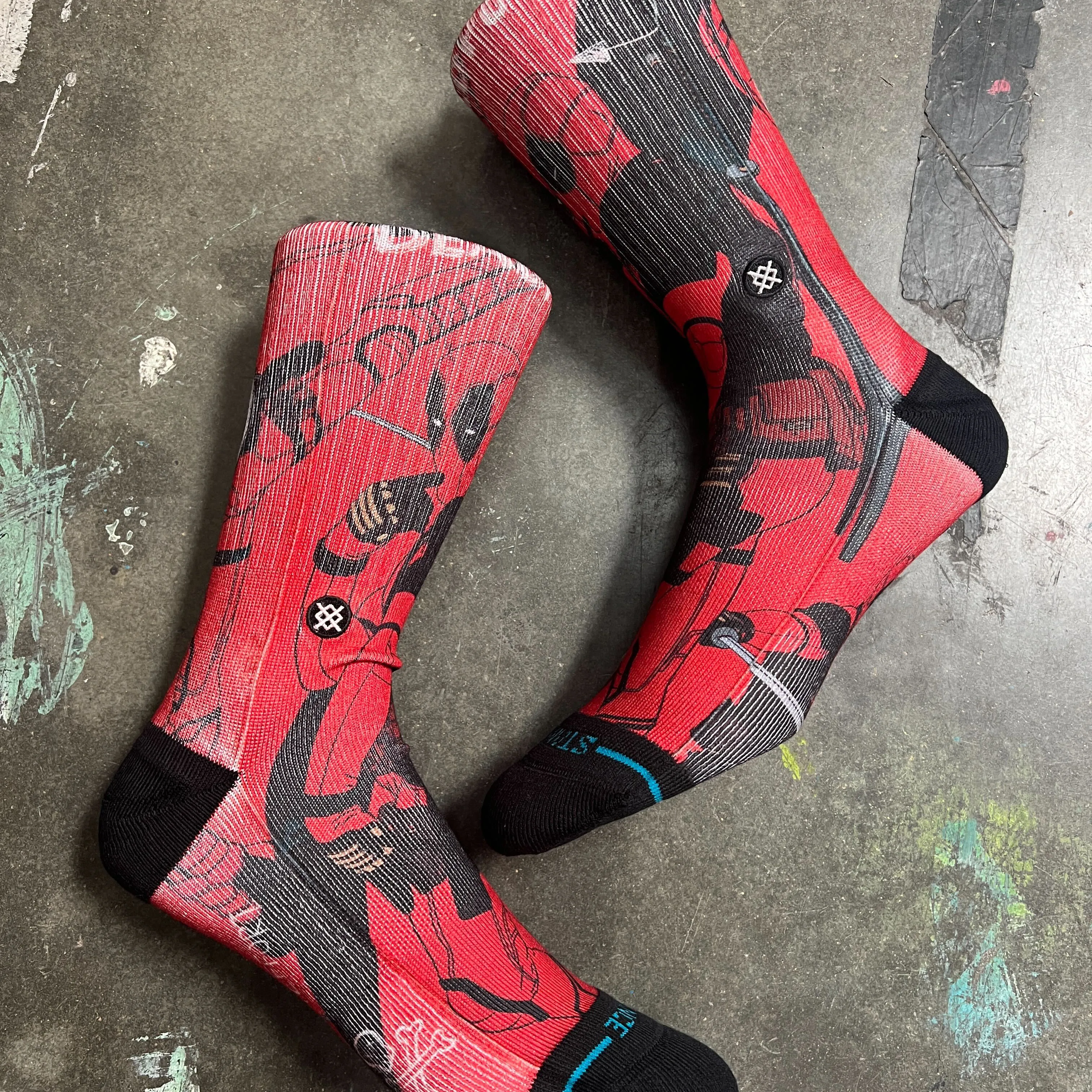 Deadpool x Stance Deadpool Crew Socks sold by Stance product image thumbnail 2