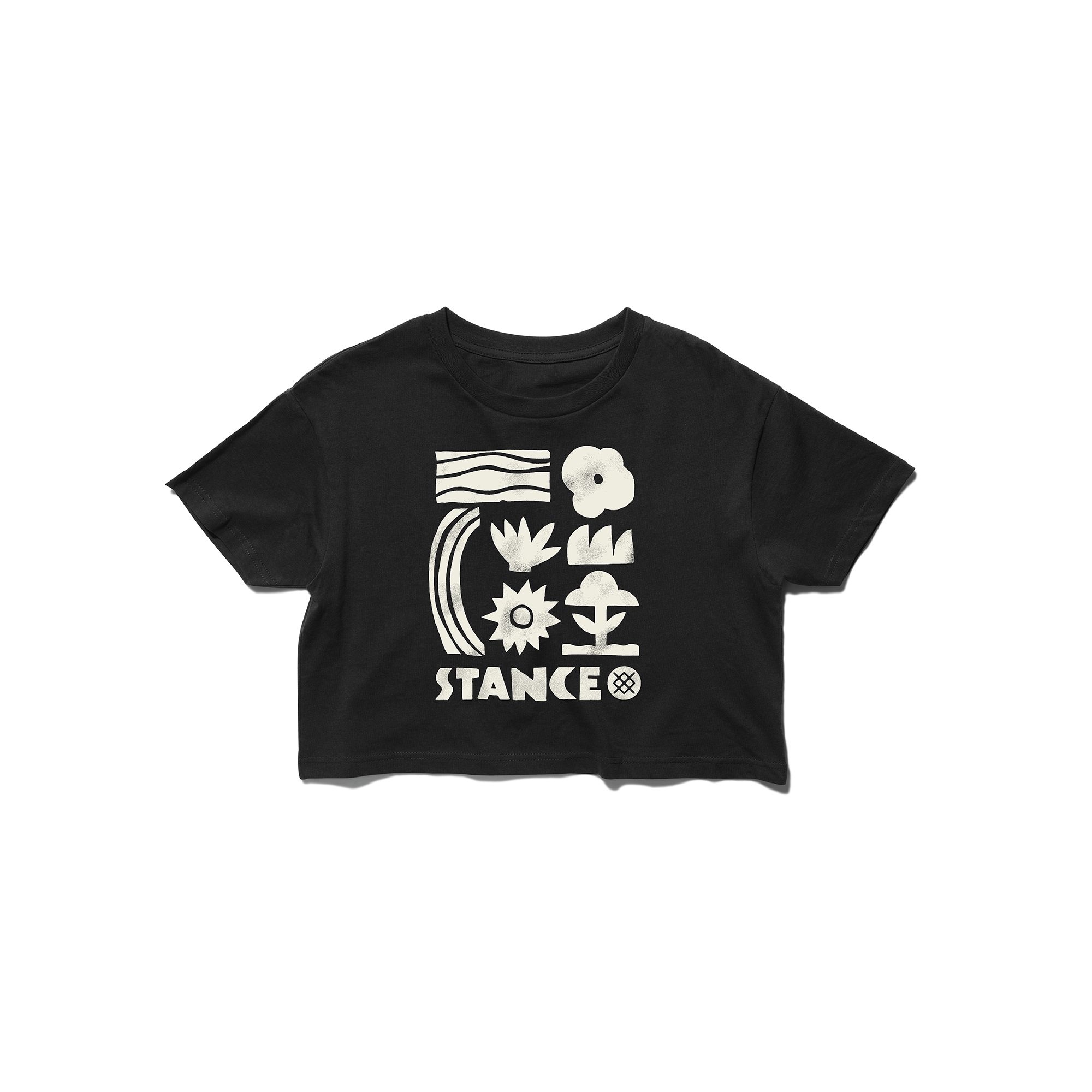 Stamp Crop Top T-shirt sold by Stance