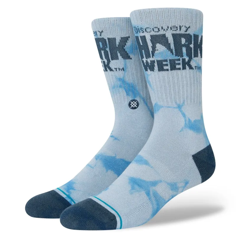 Stance x Shark Week Crew Socks sold by Stance