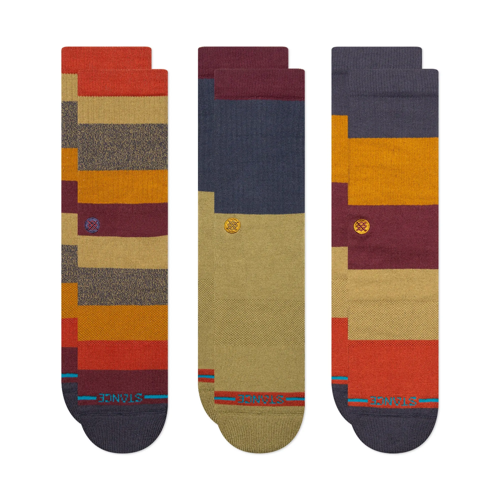 Cabin Fever Crew Socks 3 Pack sold by Stance