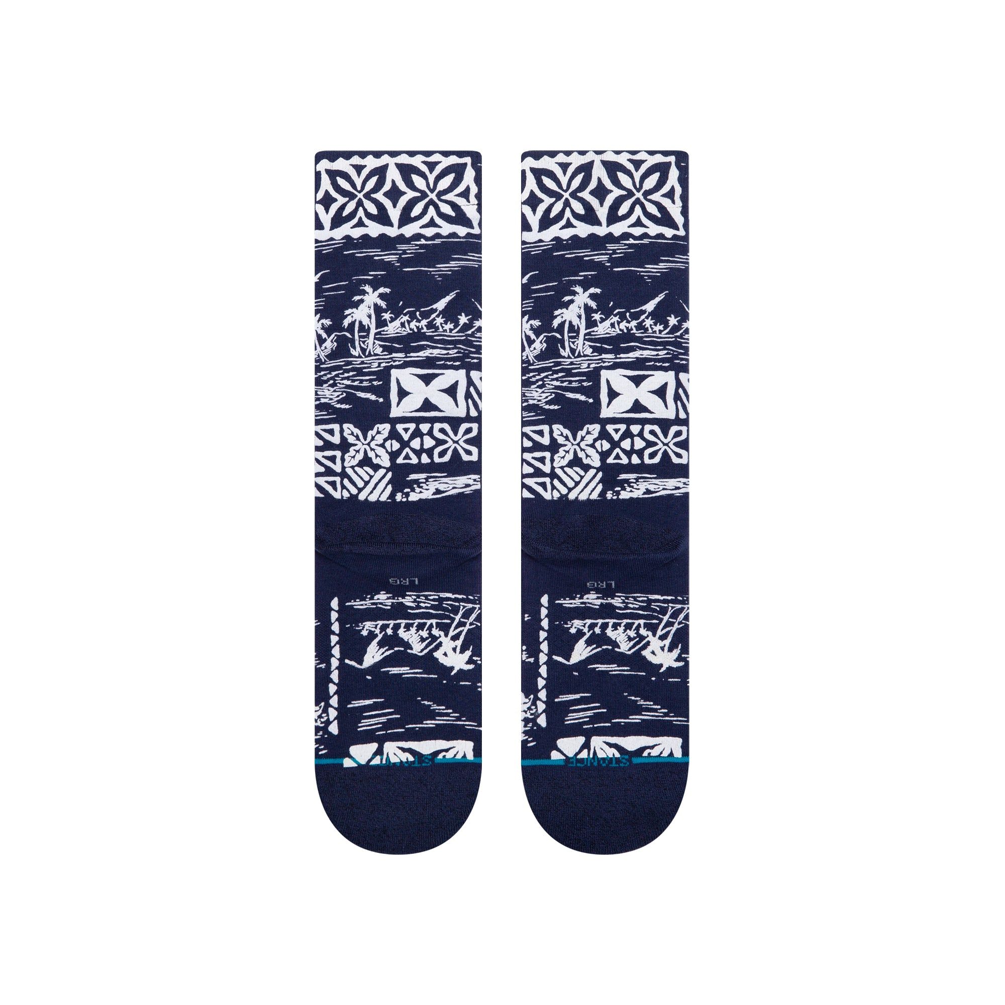 Hawaii Pattern Crew Socks sold by Stance product image thumbnail 3