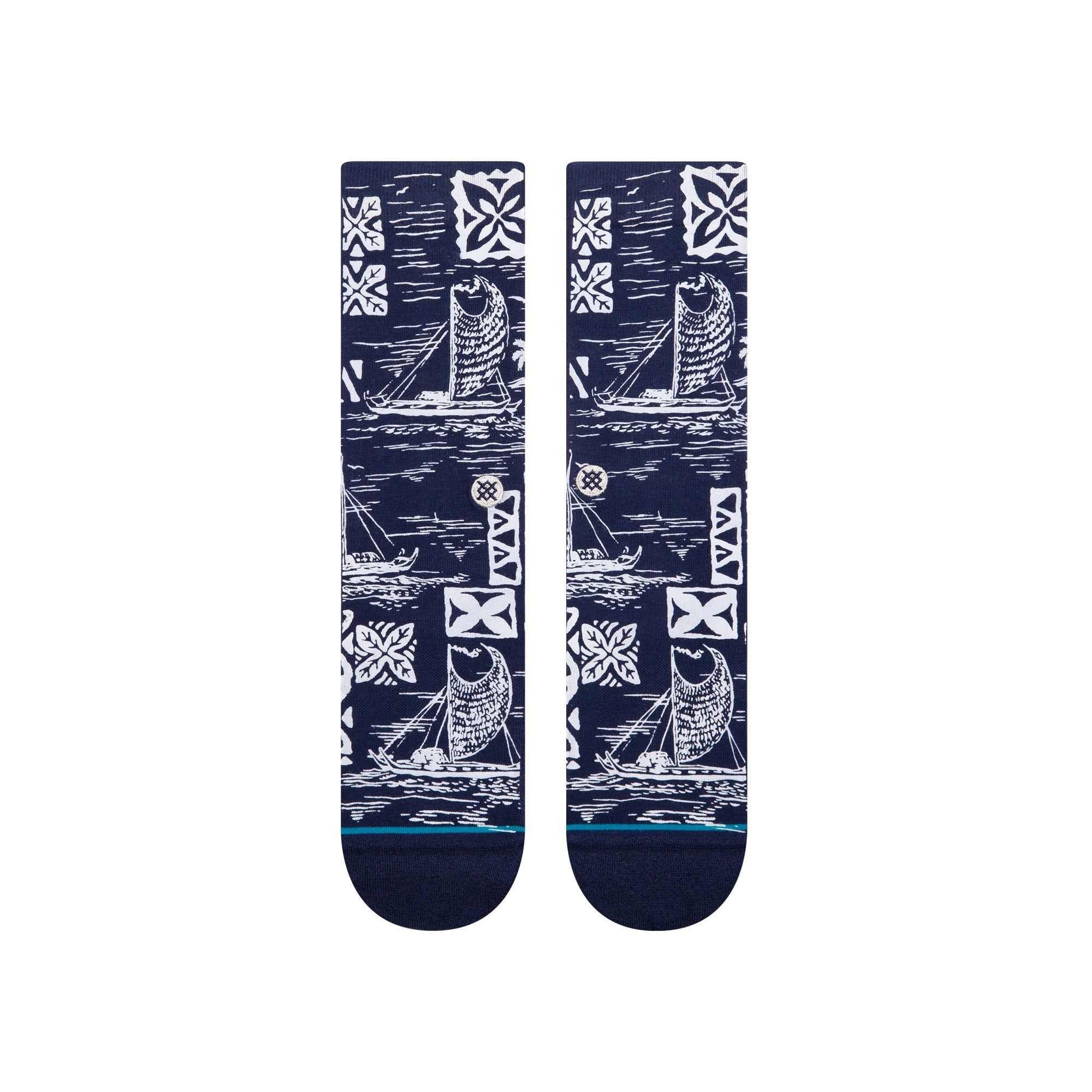Hawaii Pattern Crew Socks sold by Stance product image thumbnail 2