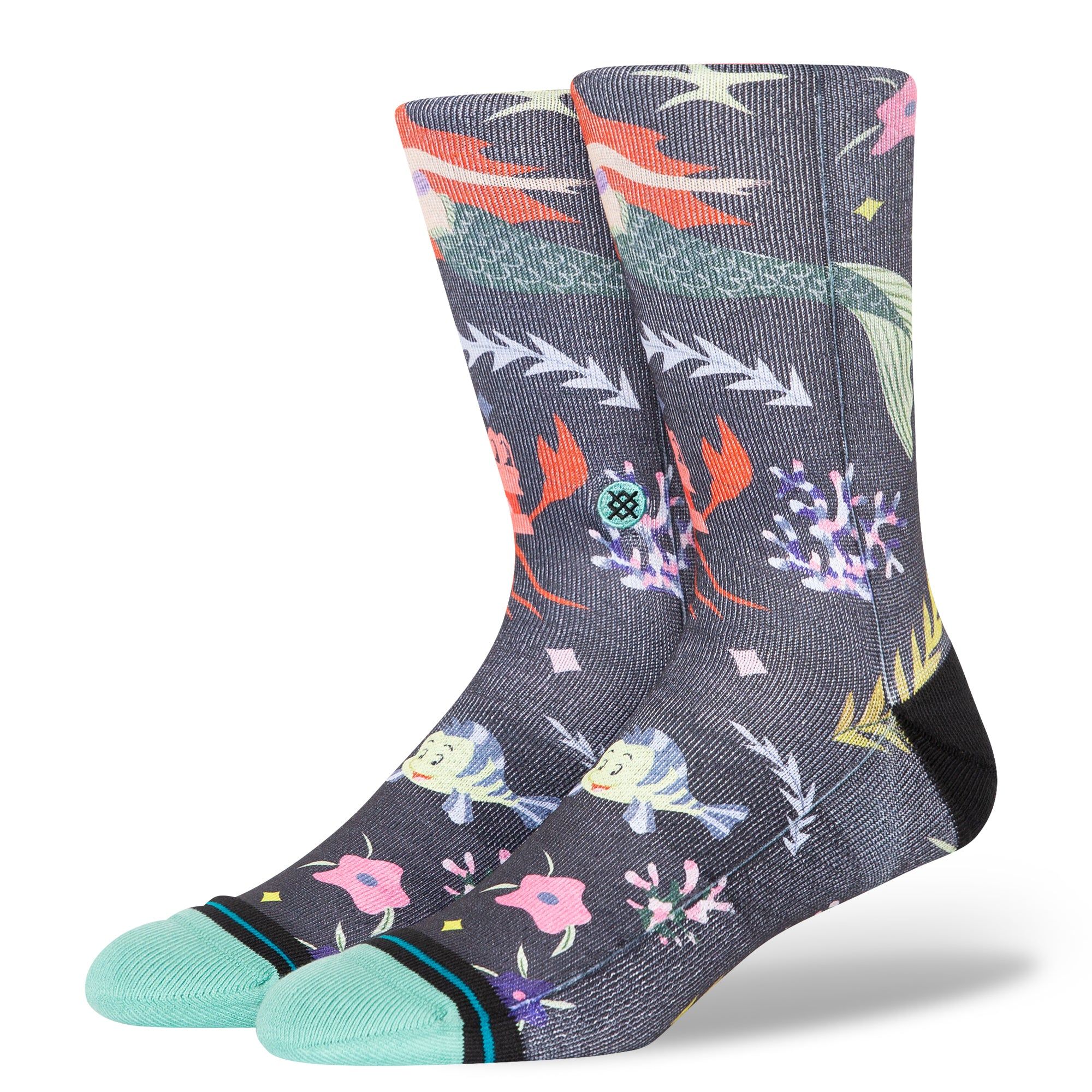 Disney 100 x Estée Preda x Stance Ariel Crew Socks sold by Stance