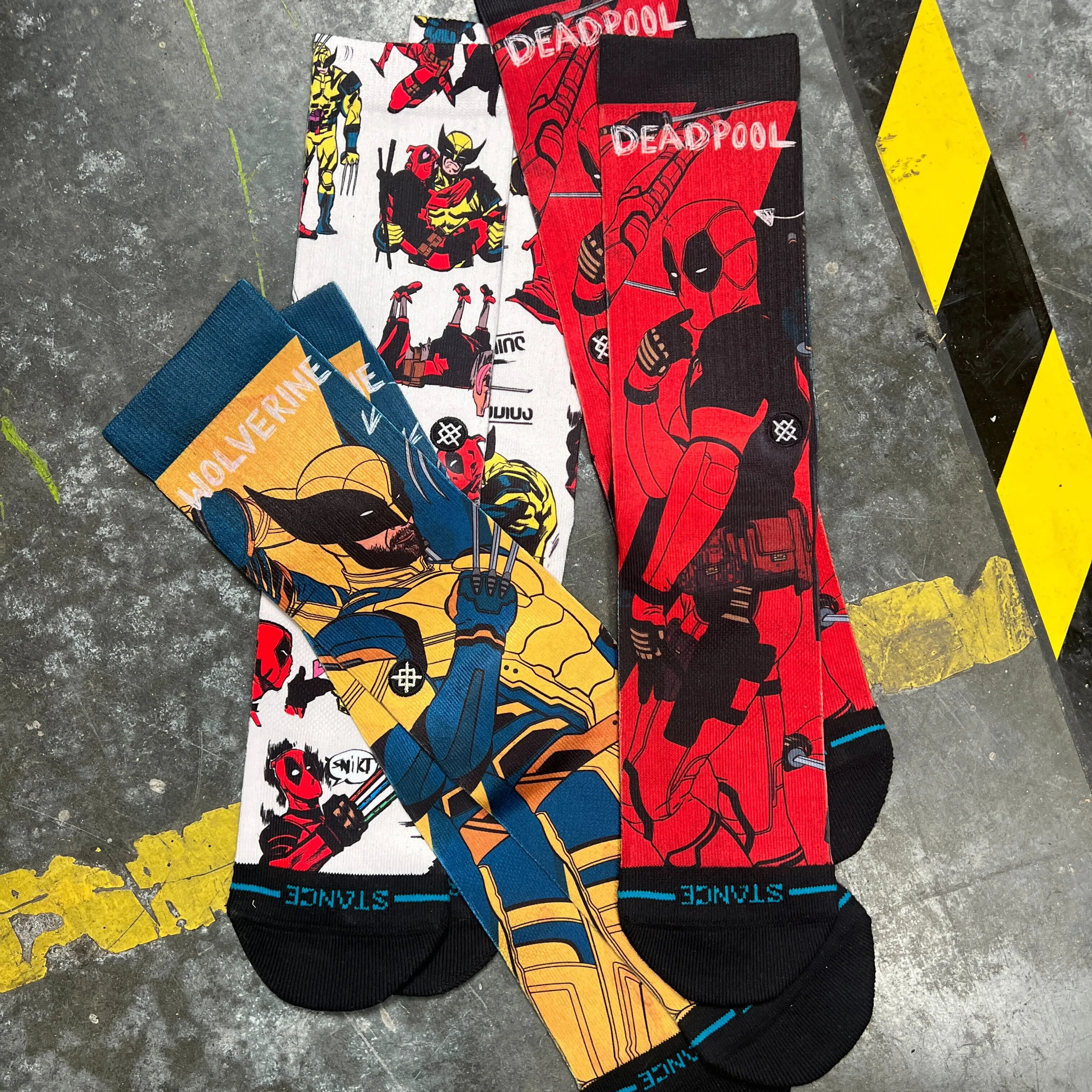Deadpool x Stance Crew Socks Set sold by Stance product image thumbnail 2