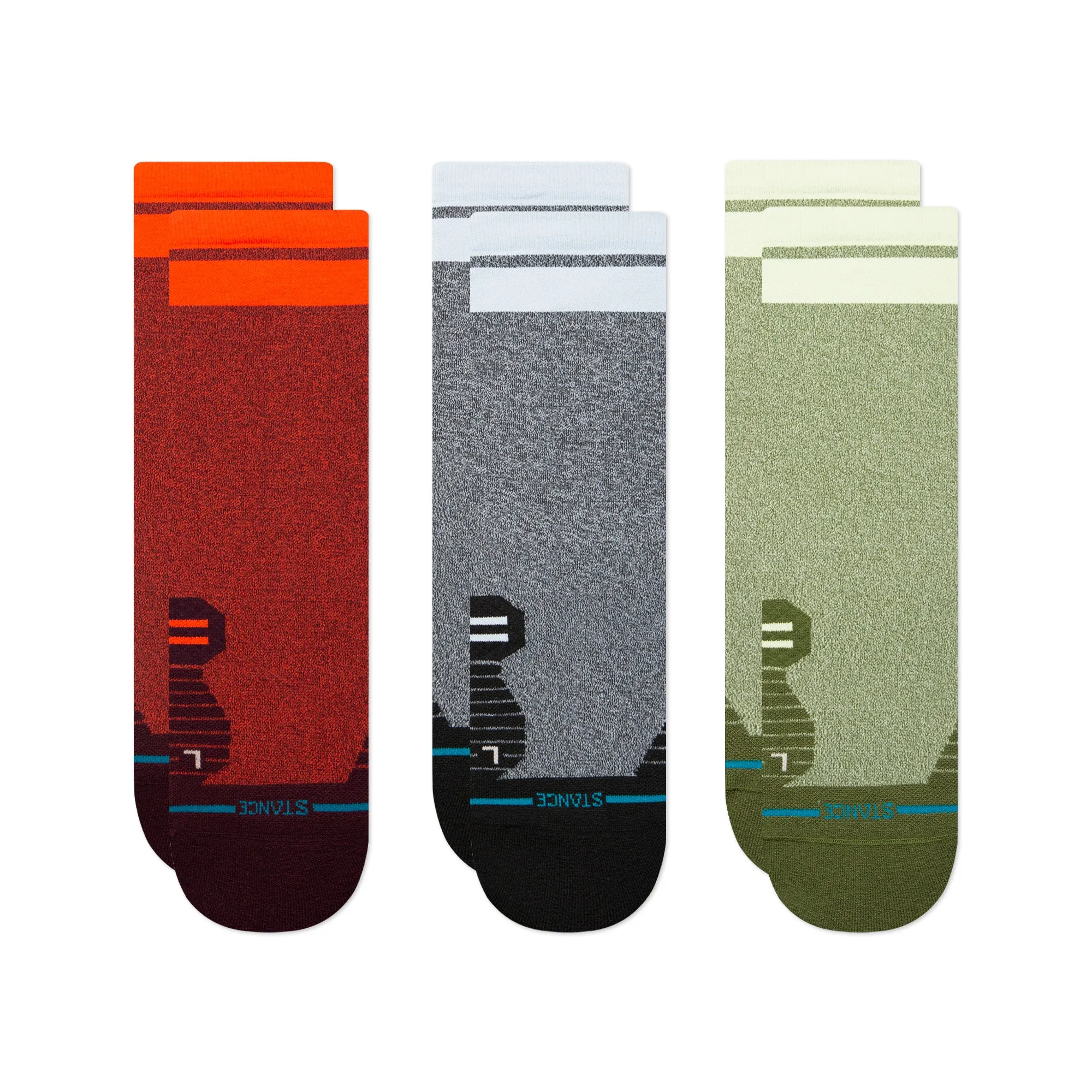 Speedy Light Crew Socks 3 Pack sold by Stance