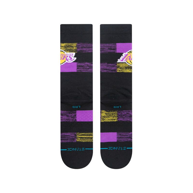 Los Angeles Lakers Cryptic Crew Socks sold by Stance product image thumbnail 3