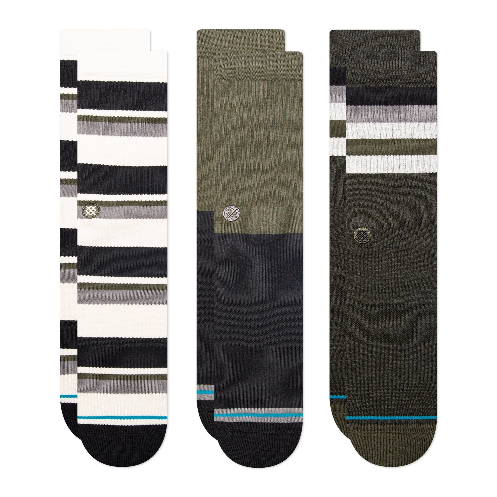 Coldwolf Crew Socks 3 Pack sold by Stance