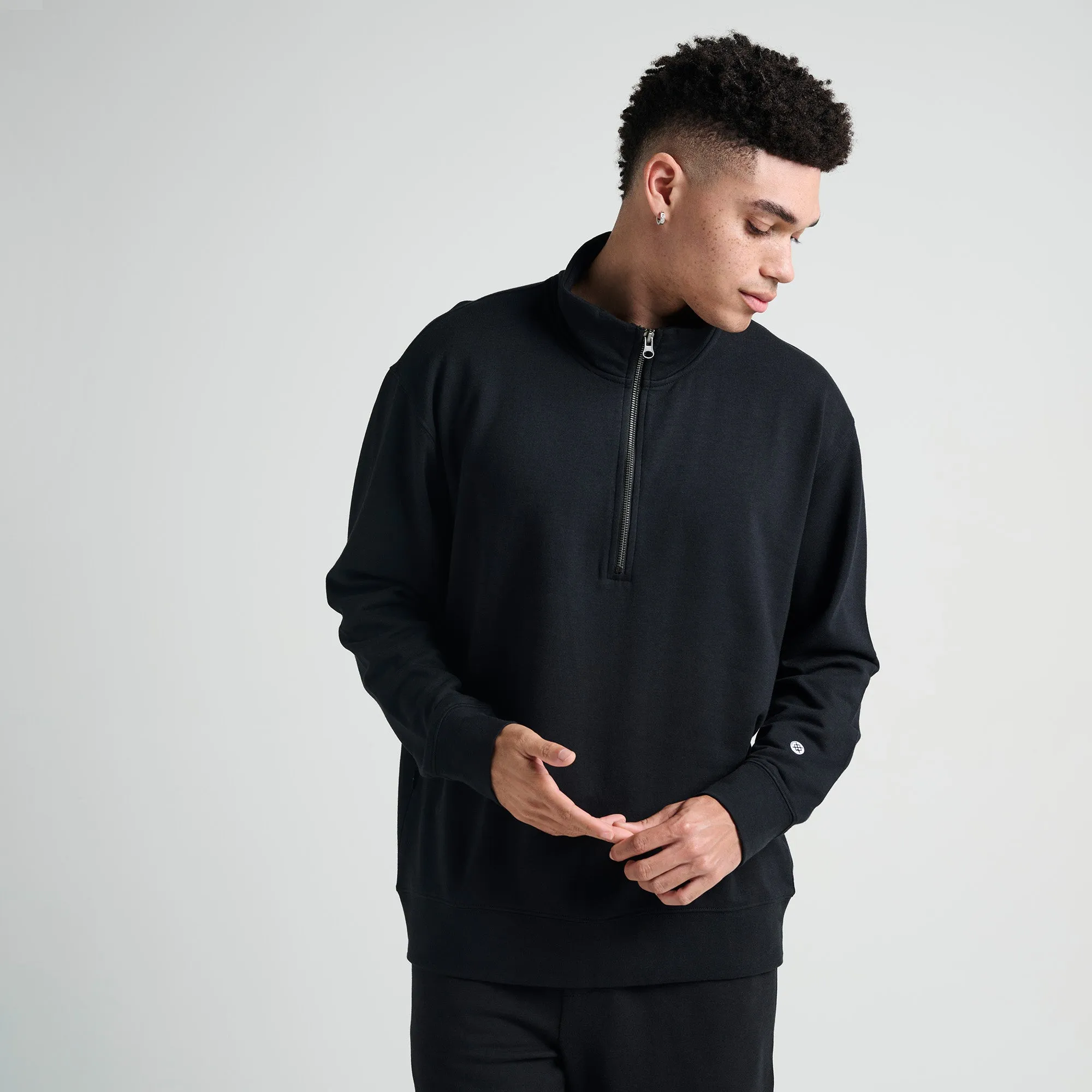 Shelter 1/2 Zip Crewneck sold by Stance product image thumbnail 3