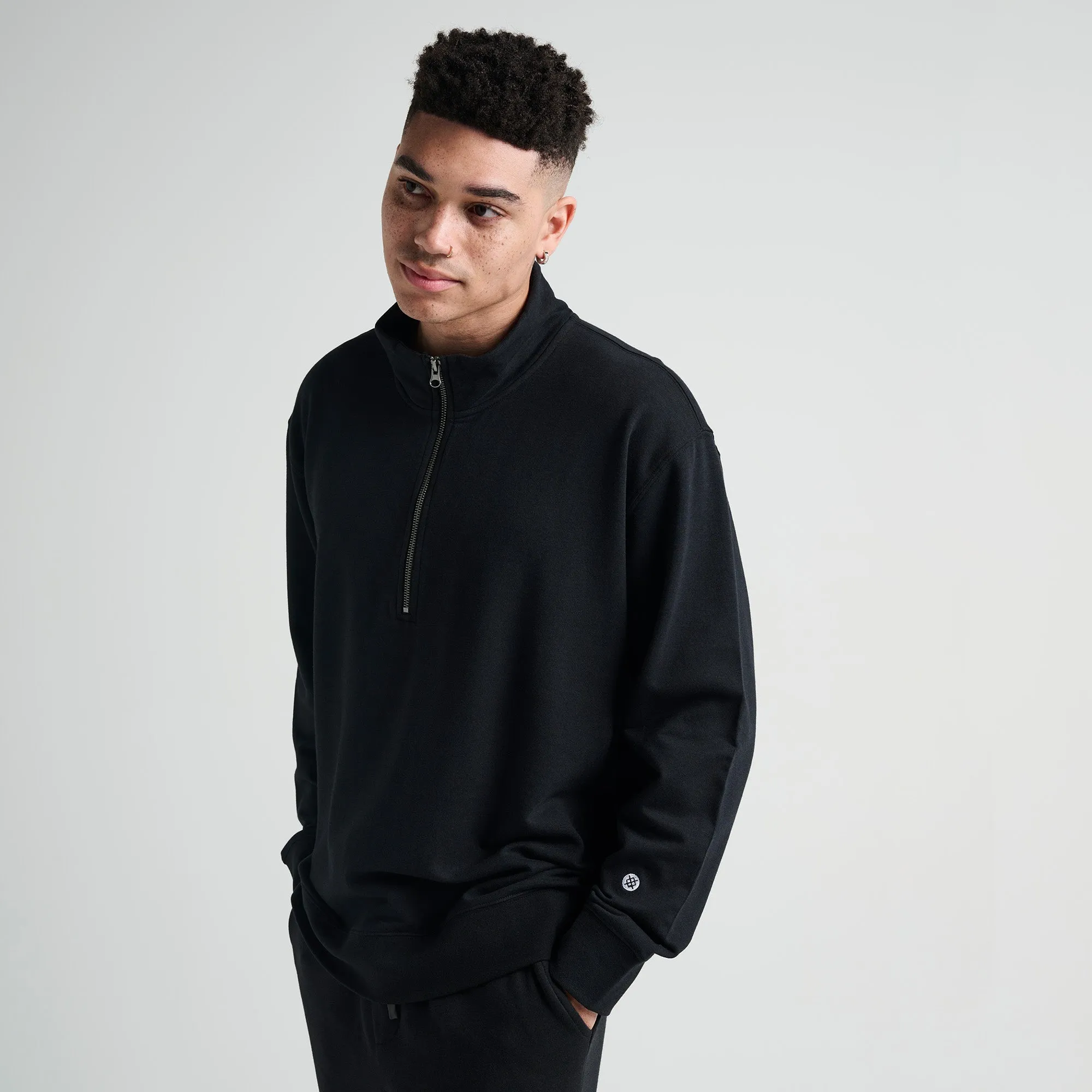 Shelter 1/2 Zip Crewneck sold by Stance product image thumbnail 5