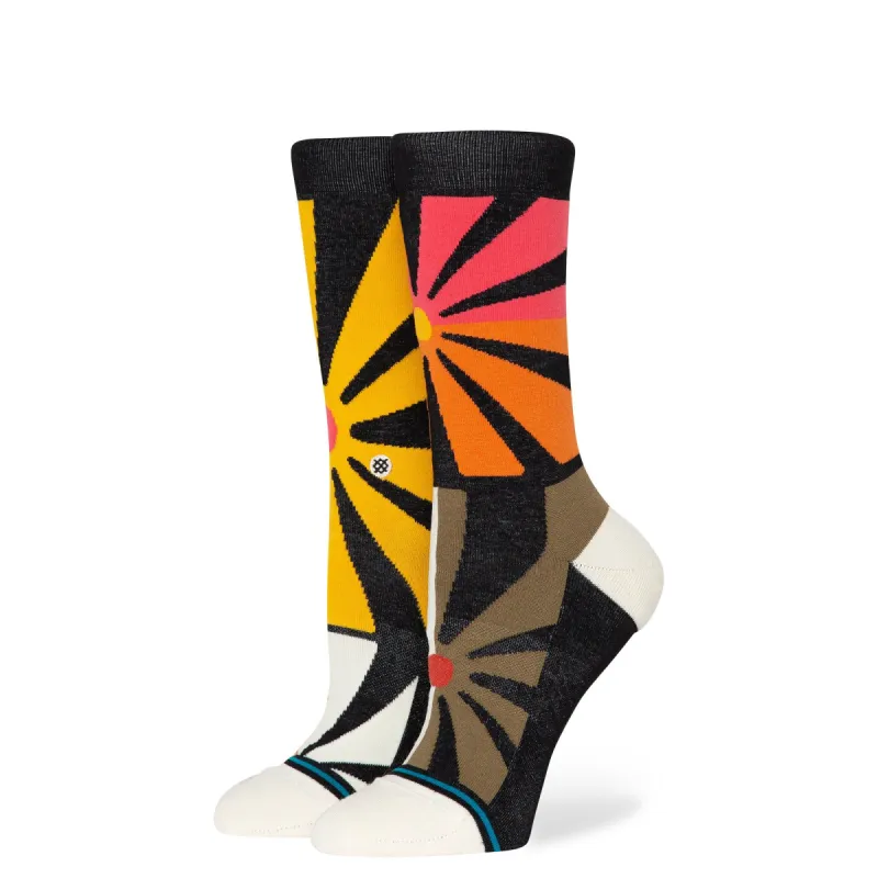 Womens Shine Ur Light Crew Socks made by Stance