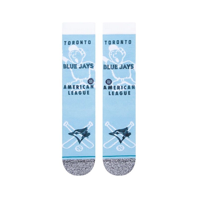 MLB Toronto Blue Jays Hey Batter Crew Socks sold by Stance product image thumbnail 2