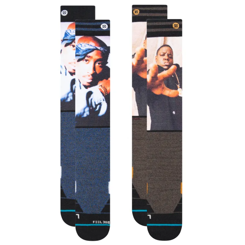 Biggie And Tupac x Stance Snow Otc Socks Set sold by Stance