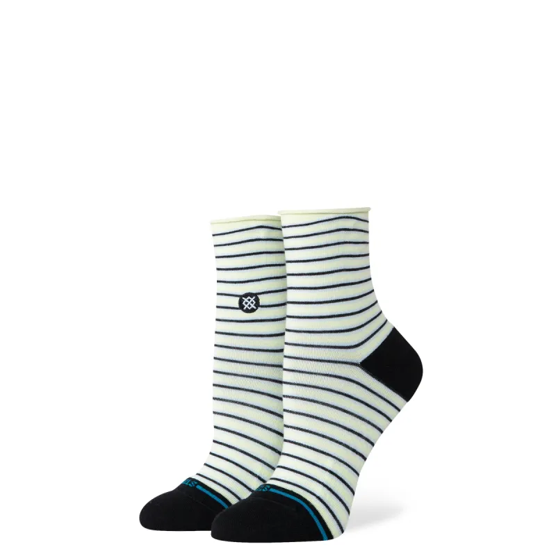 Womens Blue Fade Quarter Socks sold by Stance
