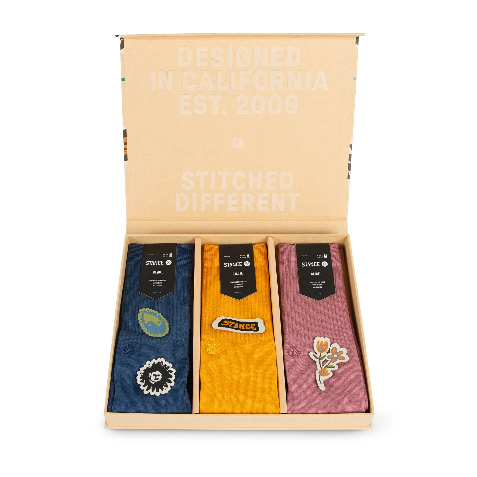 Icon Patches Crew Socks Box Set sold by Stance