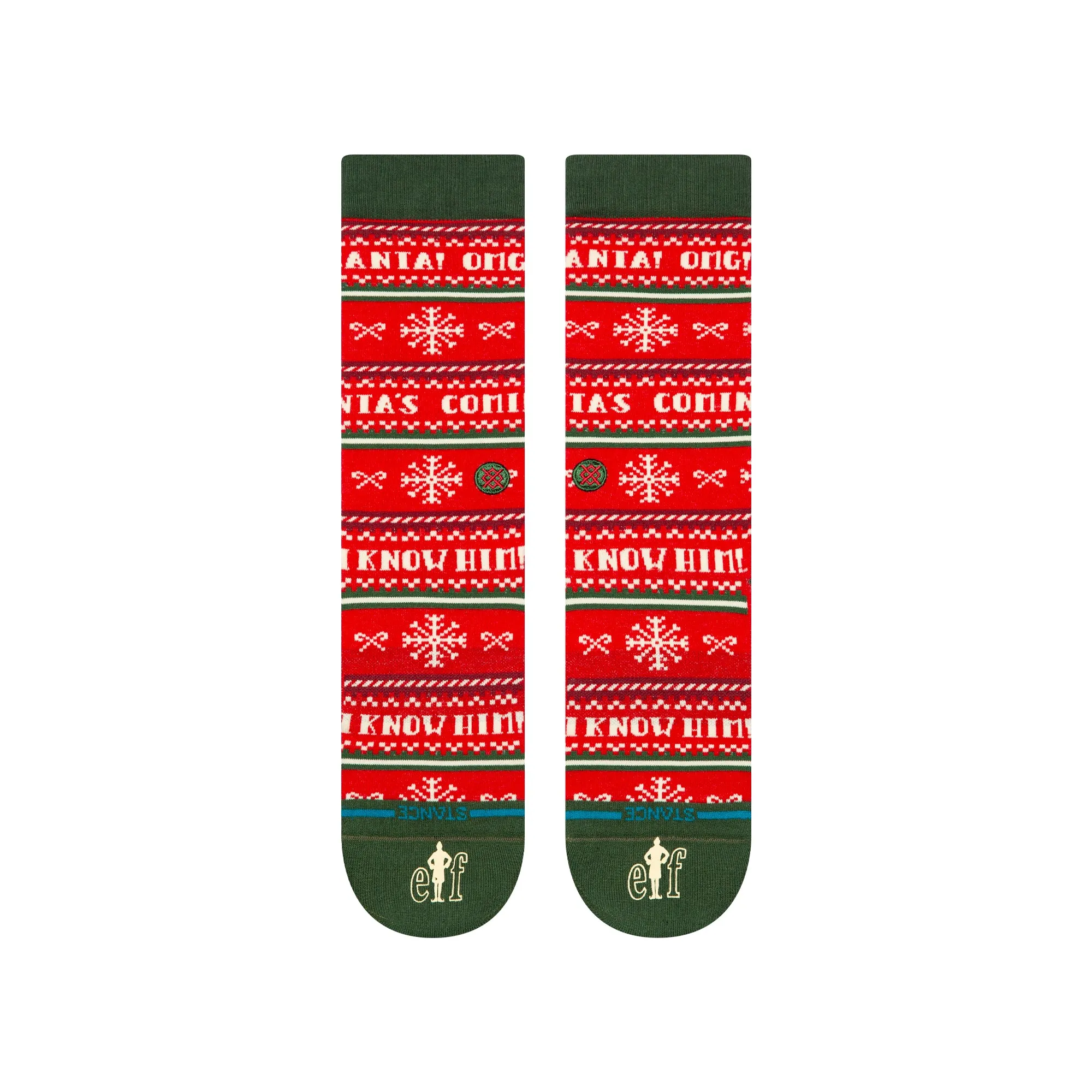 Elf x Stance I Know Him Crew Socks sold by Stance product image thumbnail 2