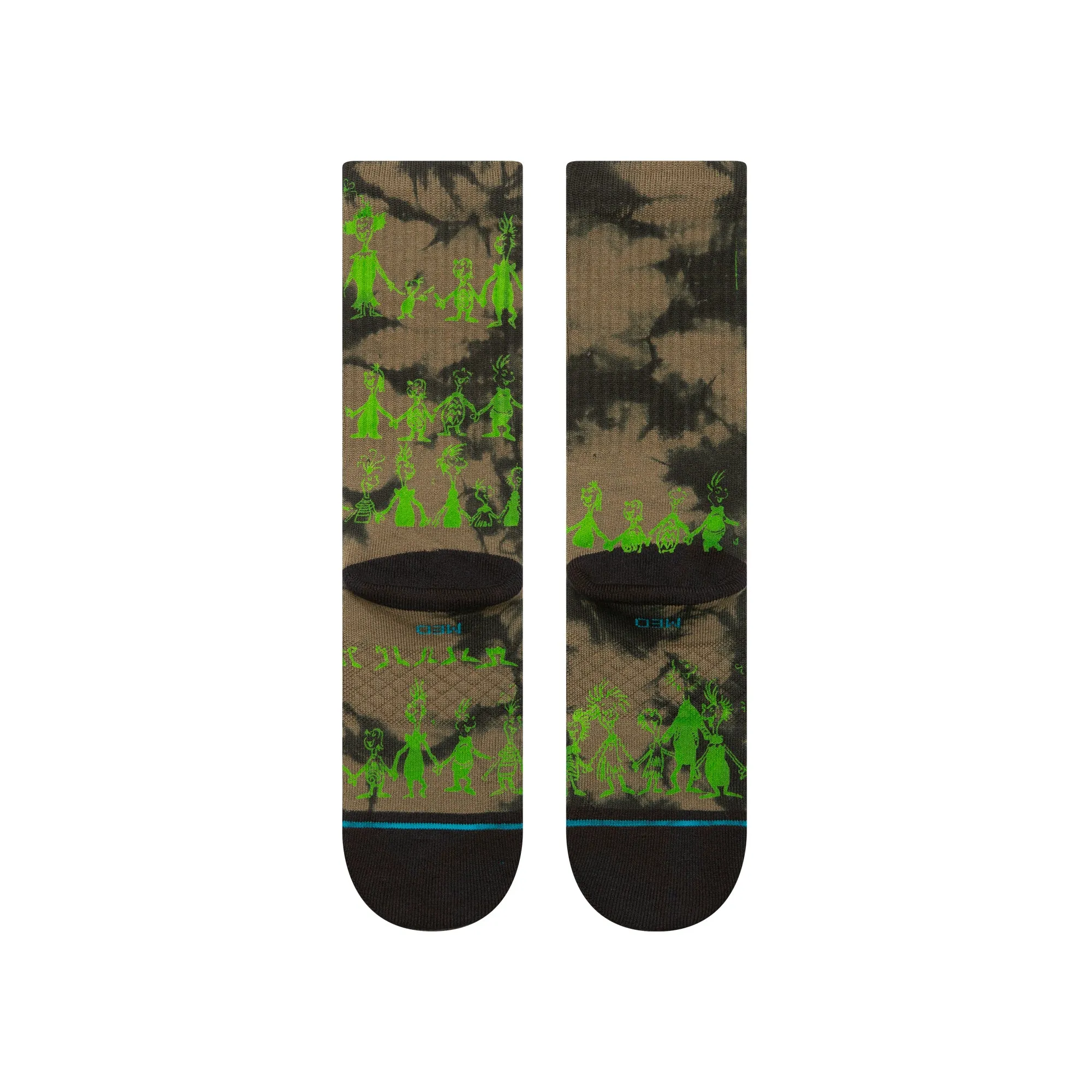 The Grinch x Stance Down In Whovile Crew Socks sold by Stance product image thumbnail 3