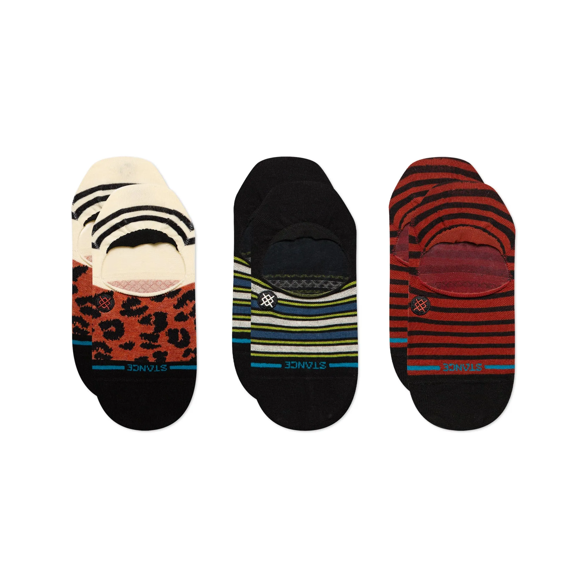 Womens Fate No Show Socks 3 Pack sold by Stance