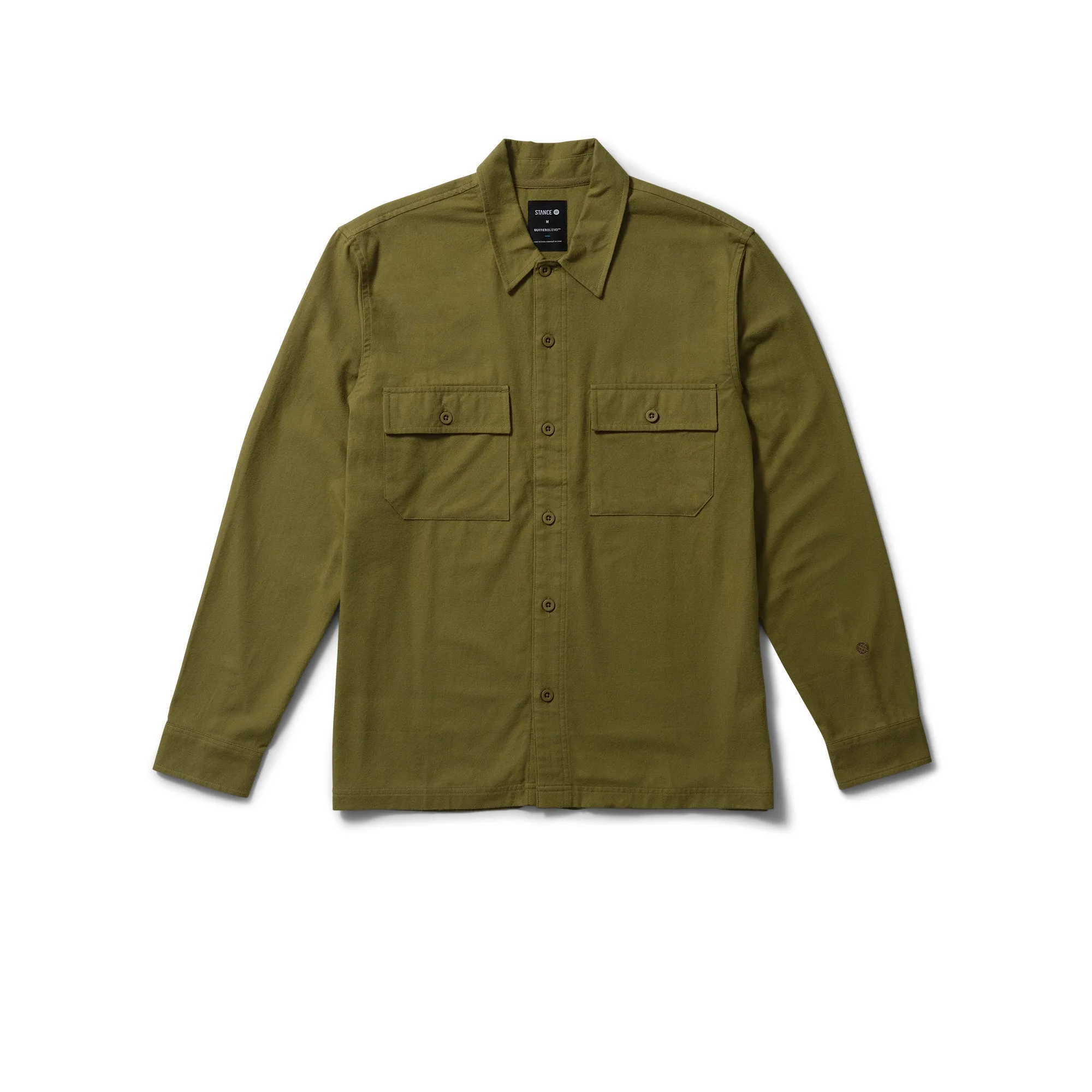 Lowell Long Sleeve Button Up sold by Stance