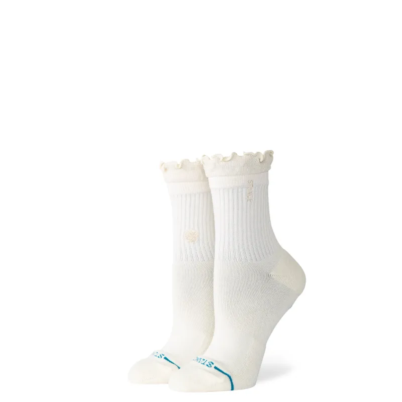 Womens Ruffle Quarter Socks sold by Stance