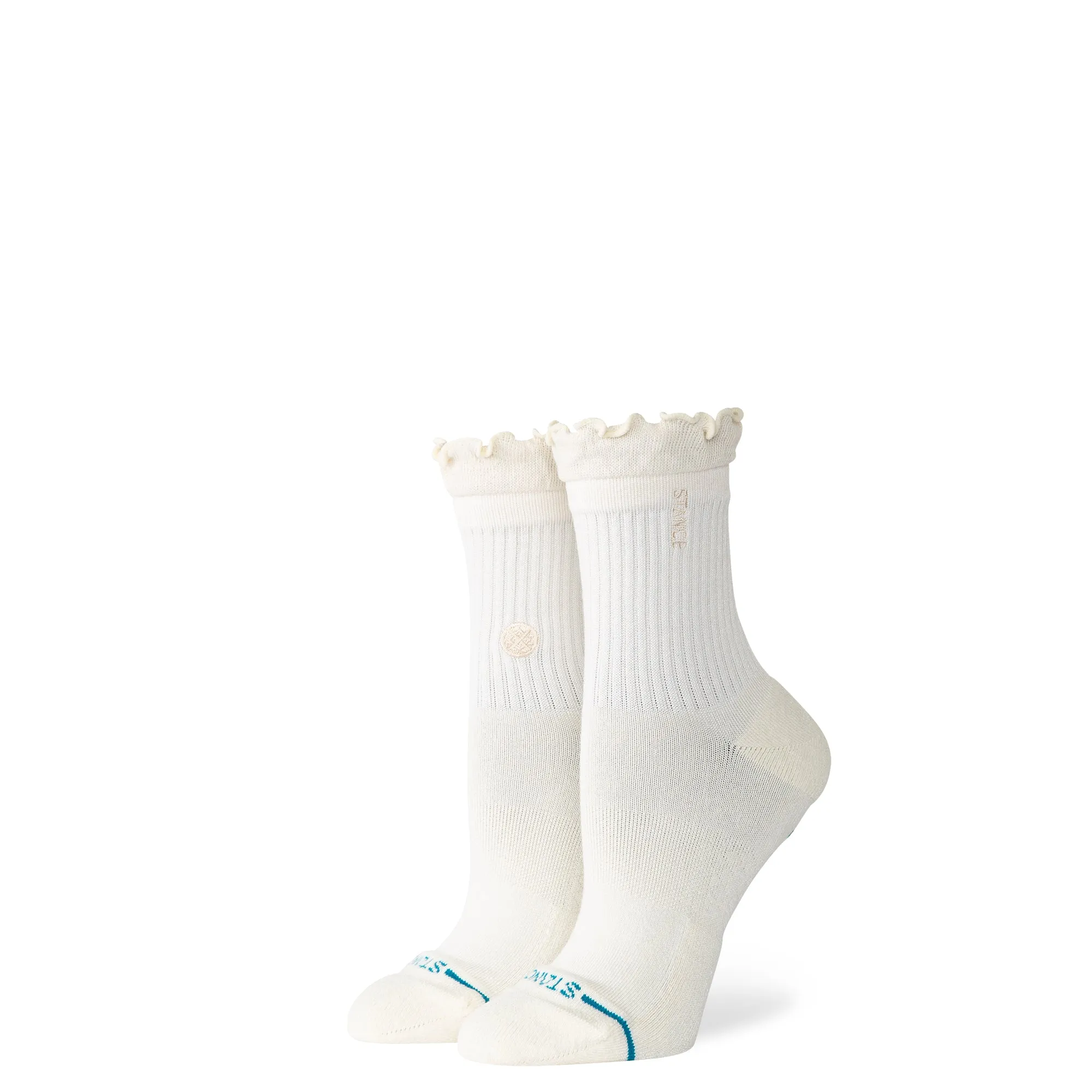 Womens Ruffle Quarter Socks sold by Stance
