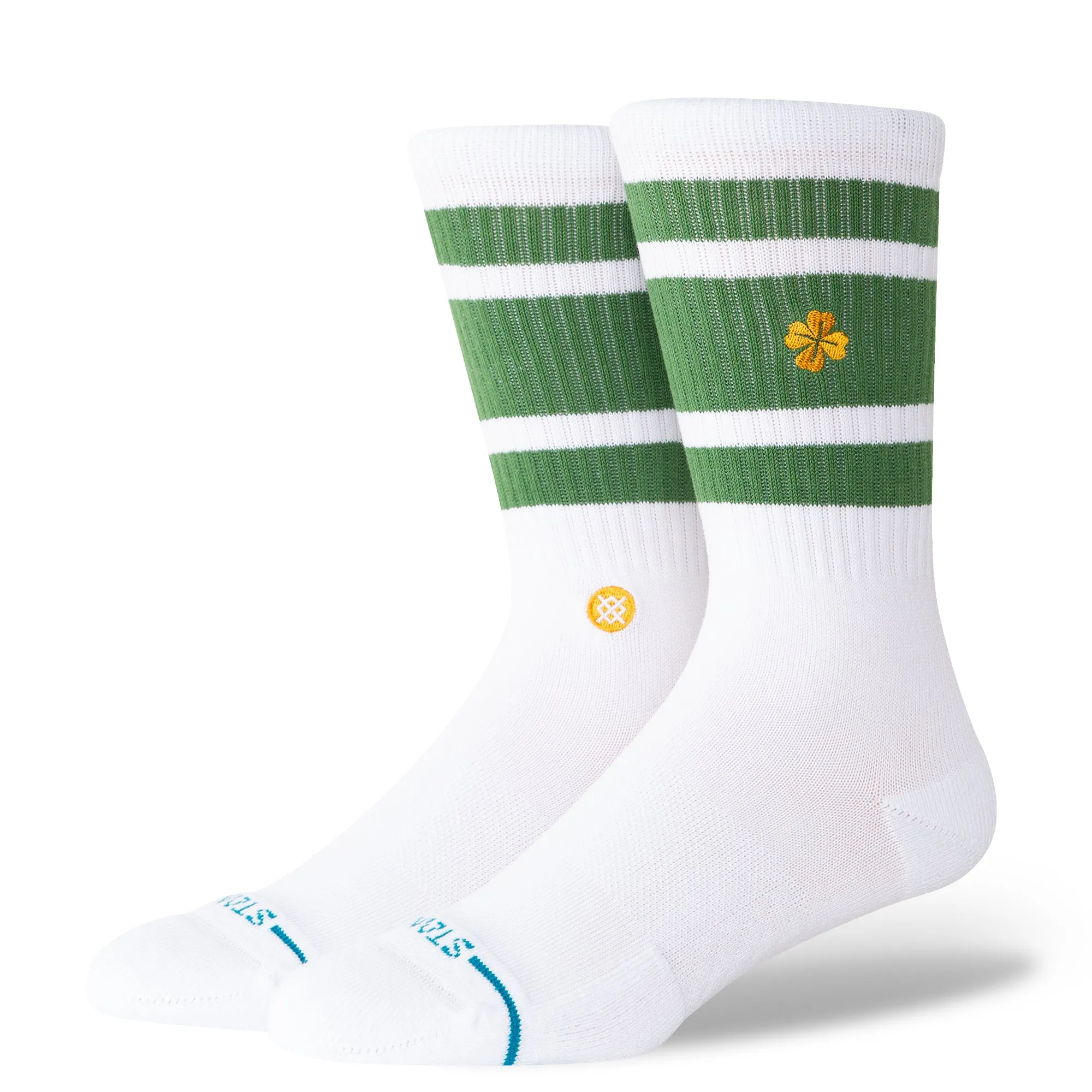 Feelin Lucky Crew Socks sold by Stance