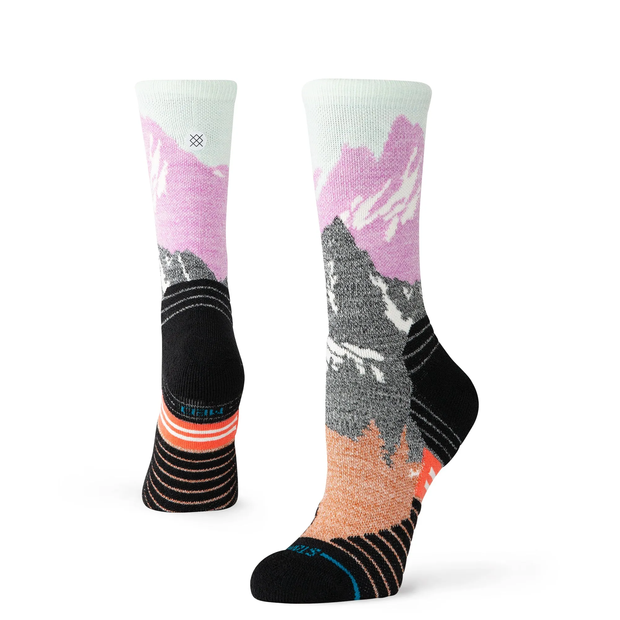 Womens Out Of Range Mid Wool Crew Socks sold by Stance