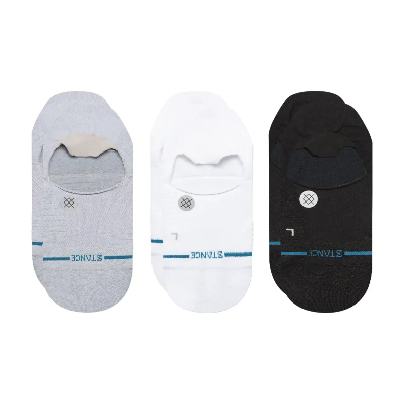 Light Performance No Show Socks 3 Pack sold by Stance