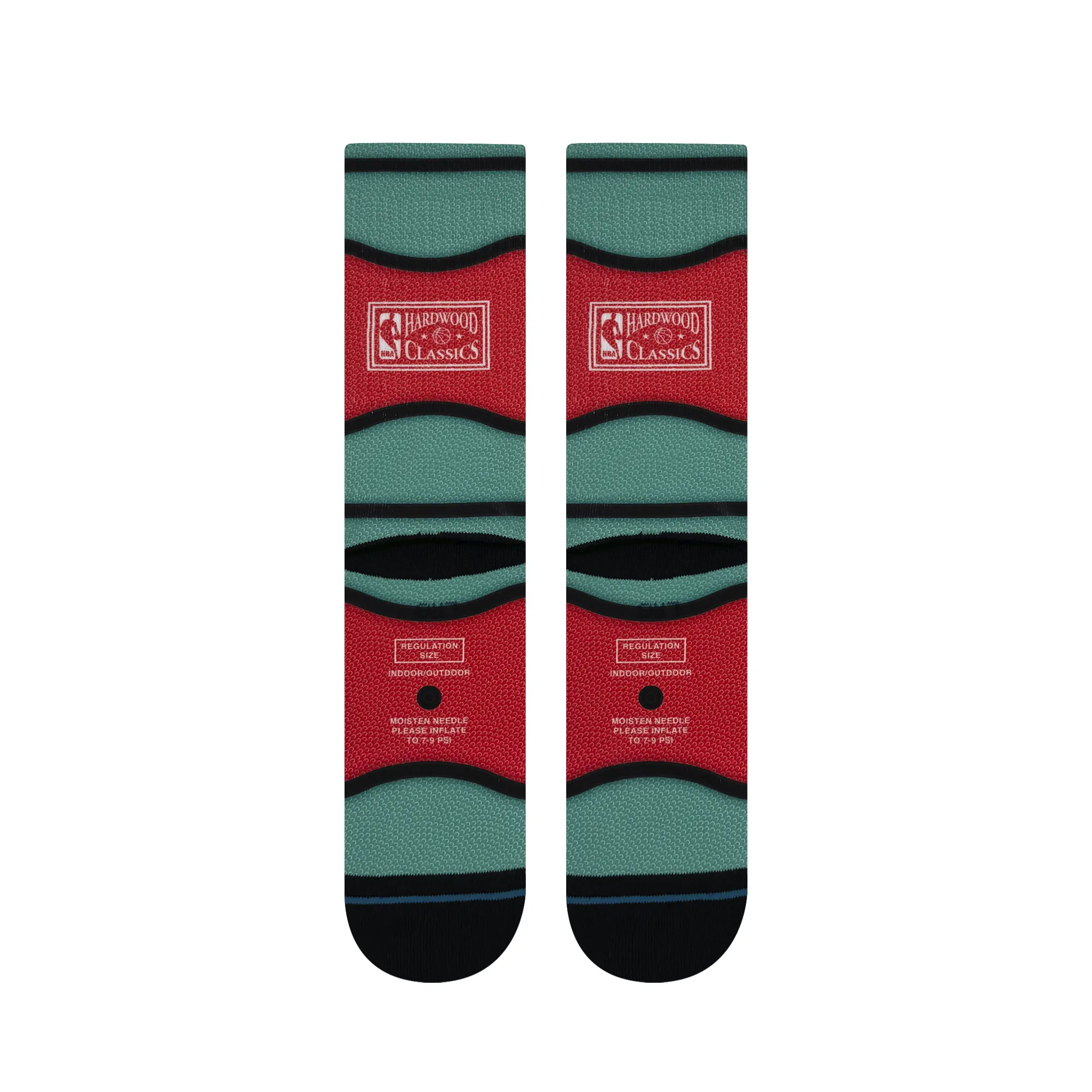 NBA x Stance Mini Ball Hardwood Classics Crew Socks sold by Stance product image thumbnail 3
