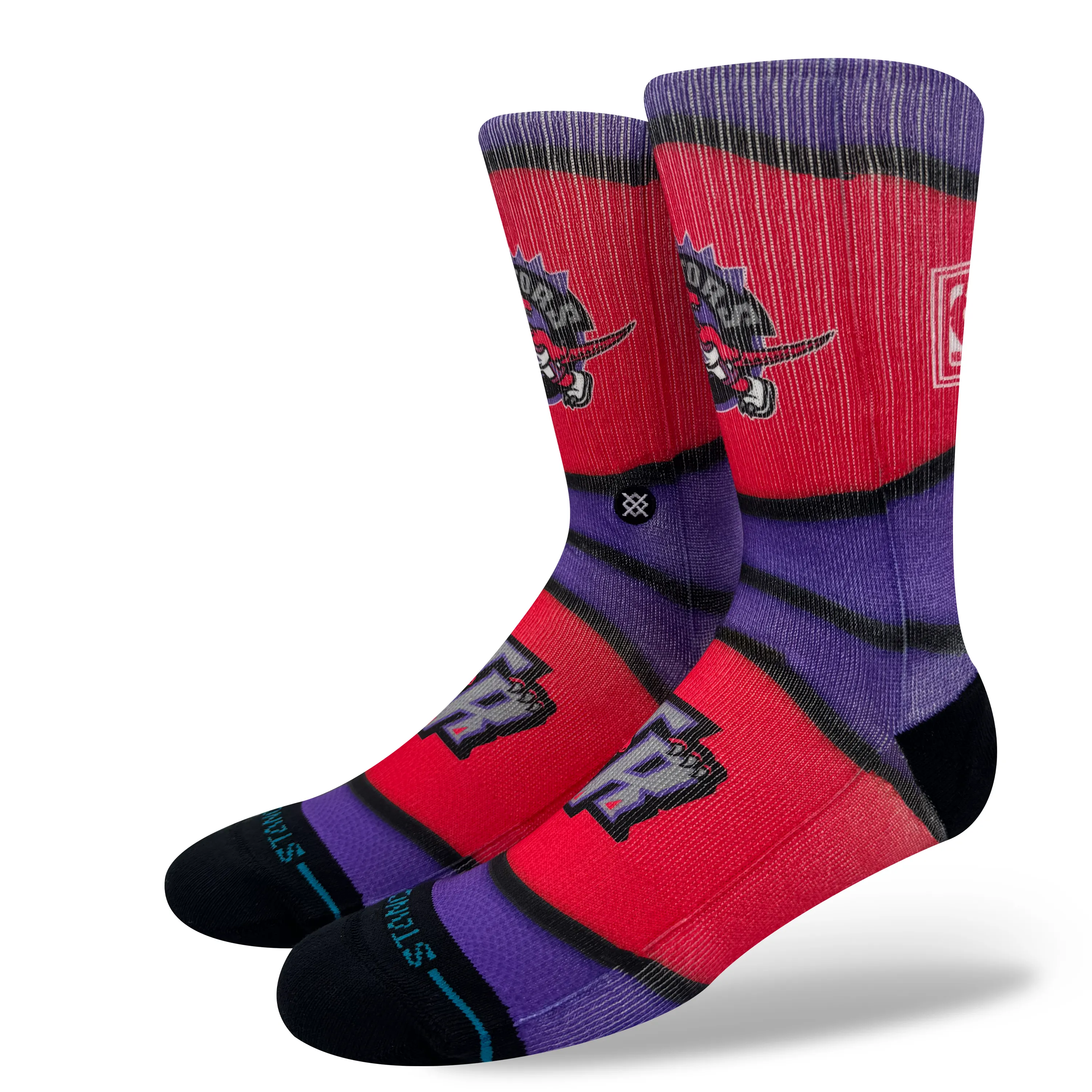 NBA x Stance Mini Ball Hardwood Classics Crew Socks sold by Stance product image thumbnail 4