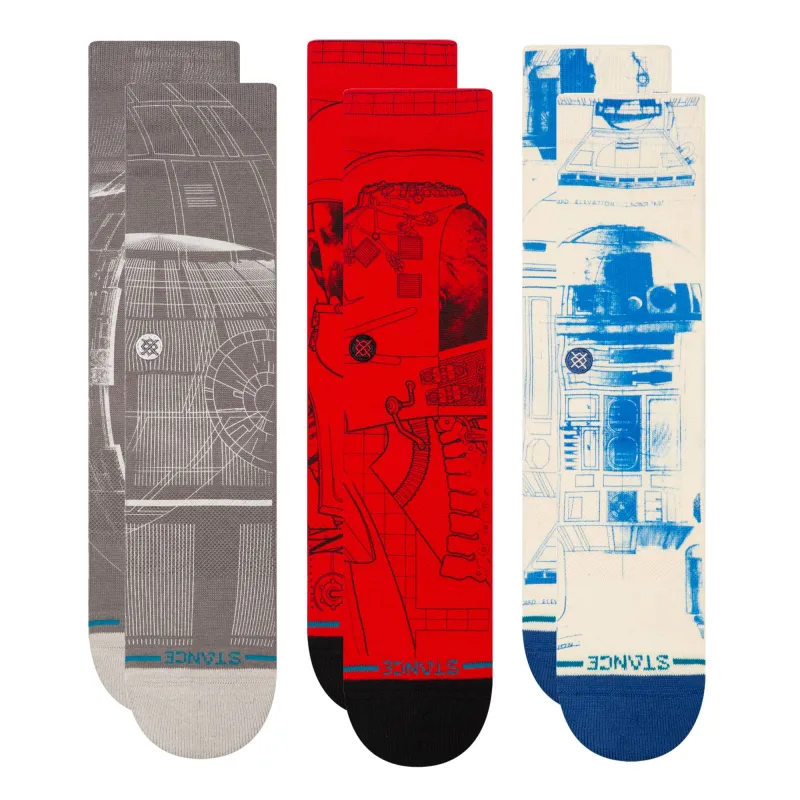 Star Wars x Stance Galactic Crew Socks Set sold by Stance