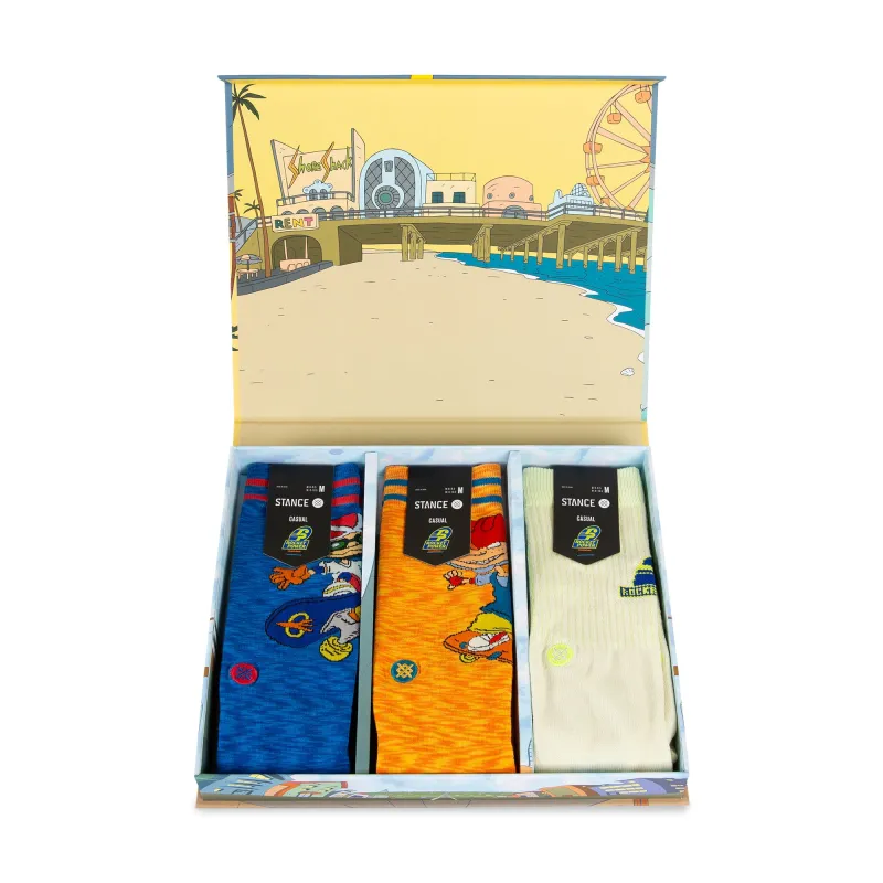 Rocket Power x Stance Crew Socks Box Set sold by Stance
