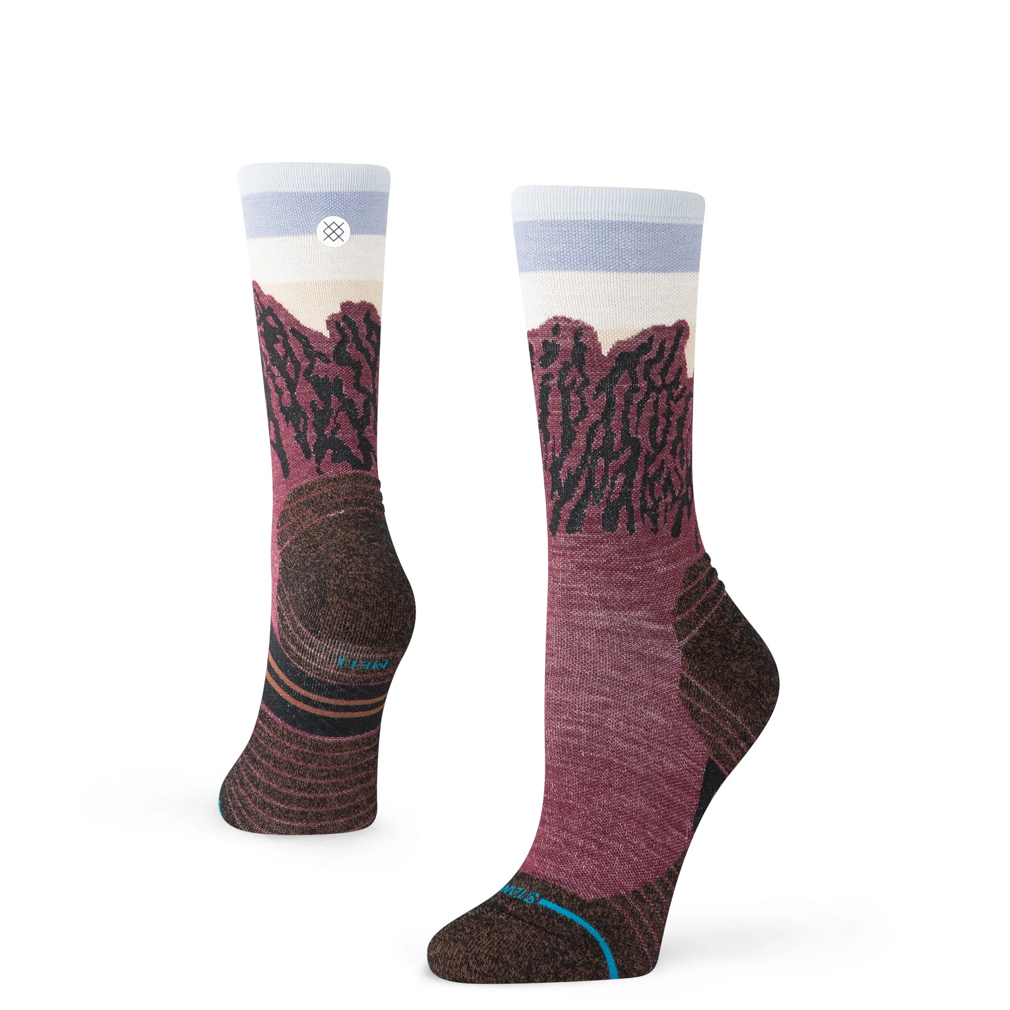 Womens The Ridge Light Wool Crew Socks sold by Stance
