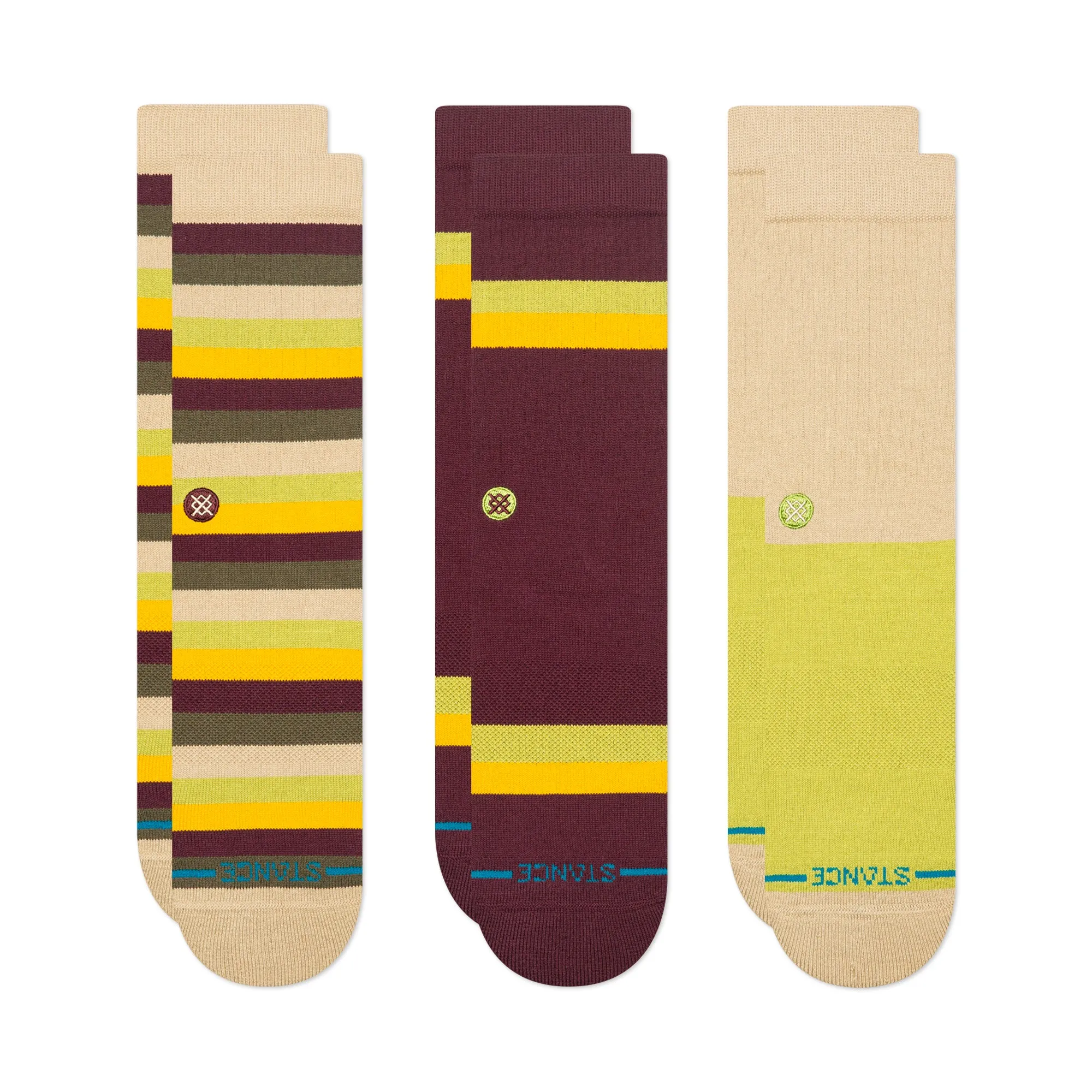 Upstate Crew Socks 3 Pack sold by Stance