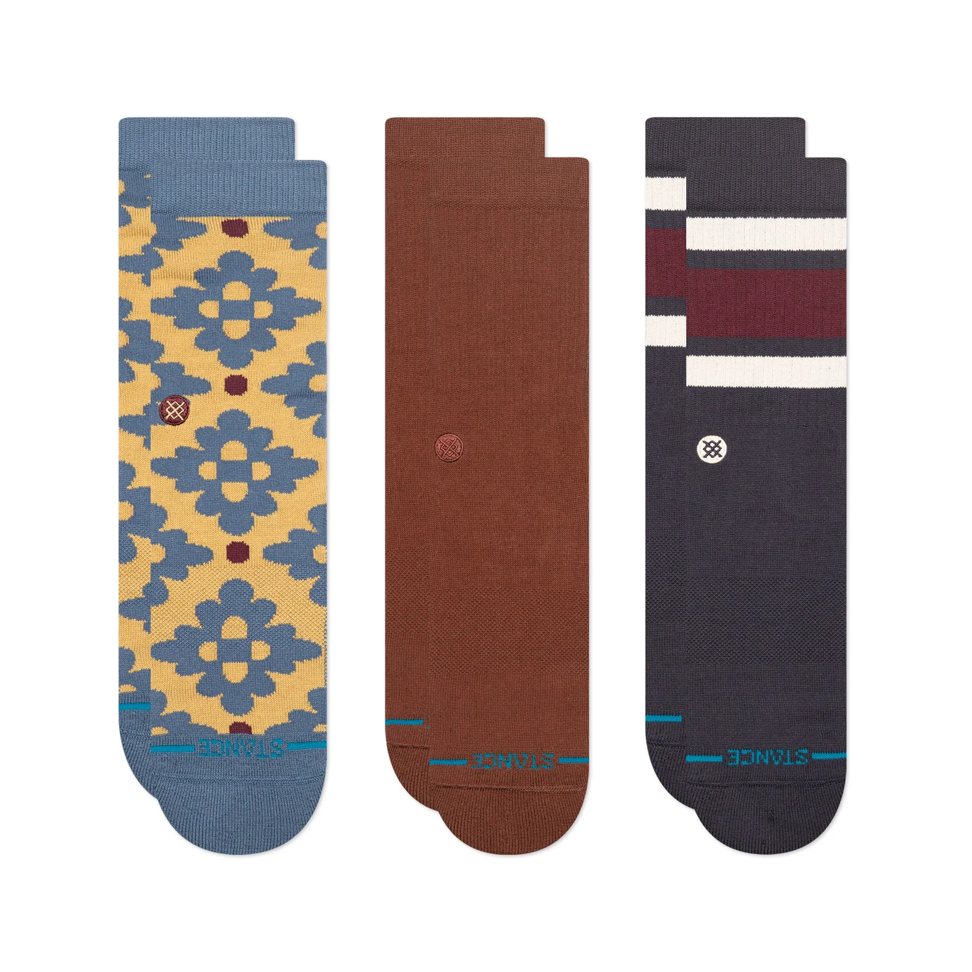 Ceramic Crew Socks 3 Pack sold by Stance