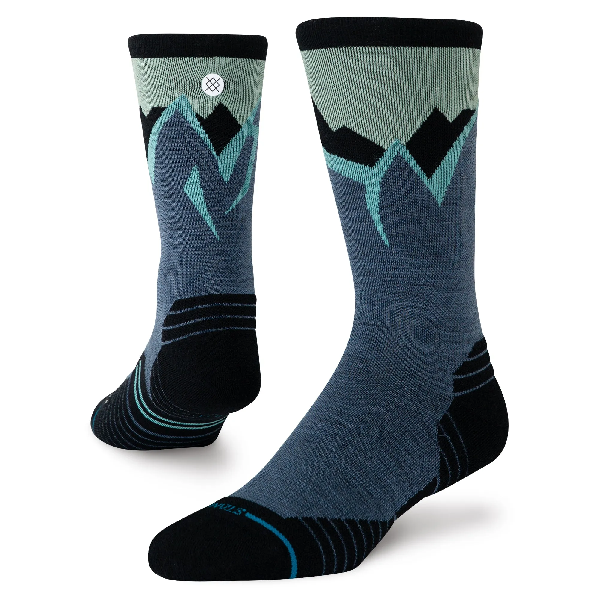 Icy Mountain Light Wool Crew Socks sold by Stance