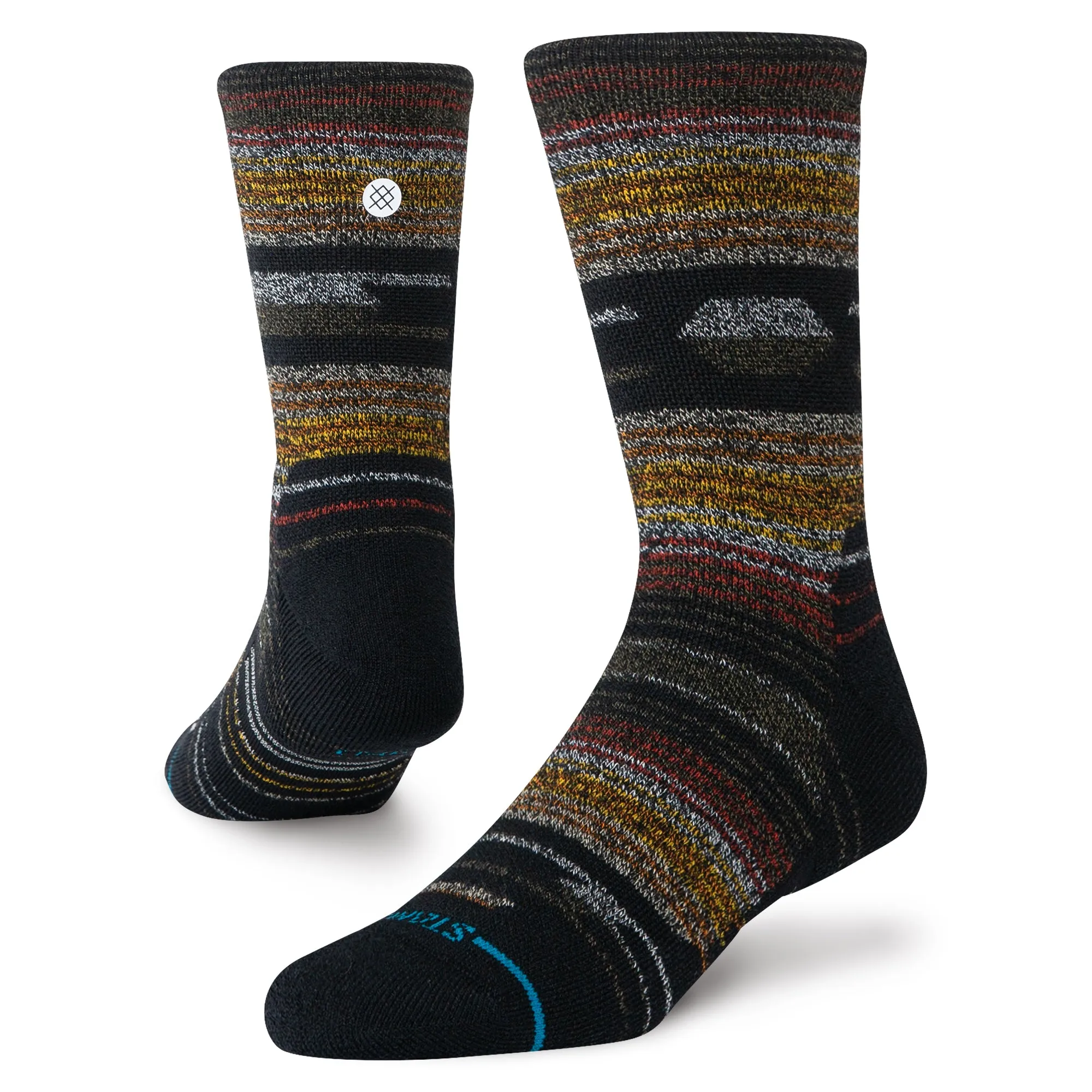 Fork In The Road Mid Crew Socks sold by Stance