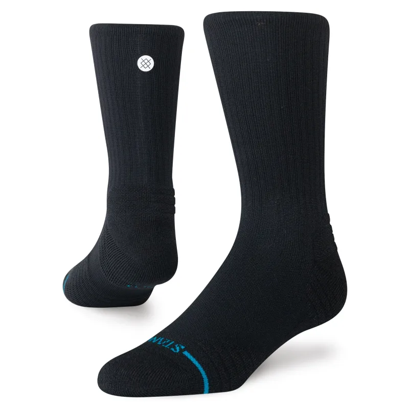 Icon Mid Solid Ribbed Crew Socks sold by Stance