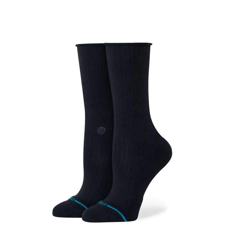 Womens Rolled Solid Quarter Socks sold by Stance