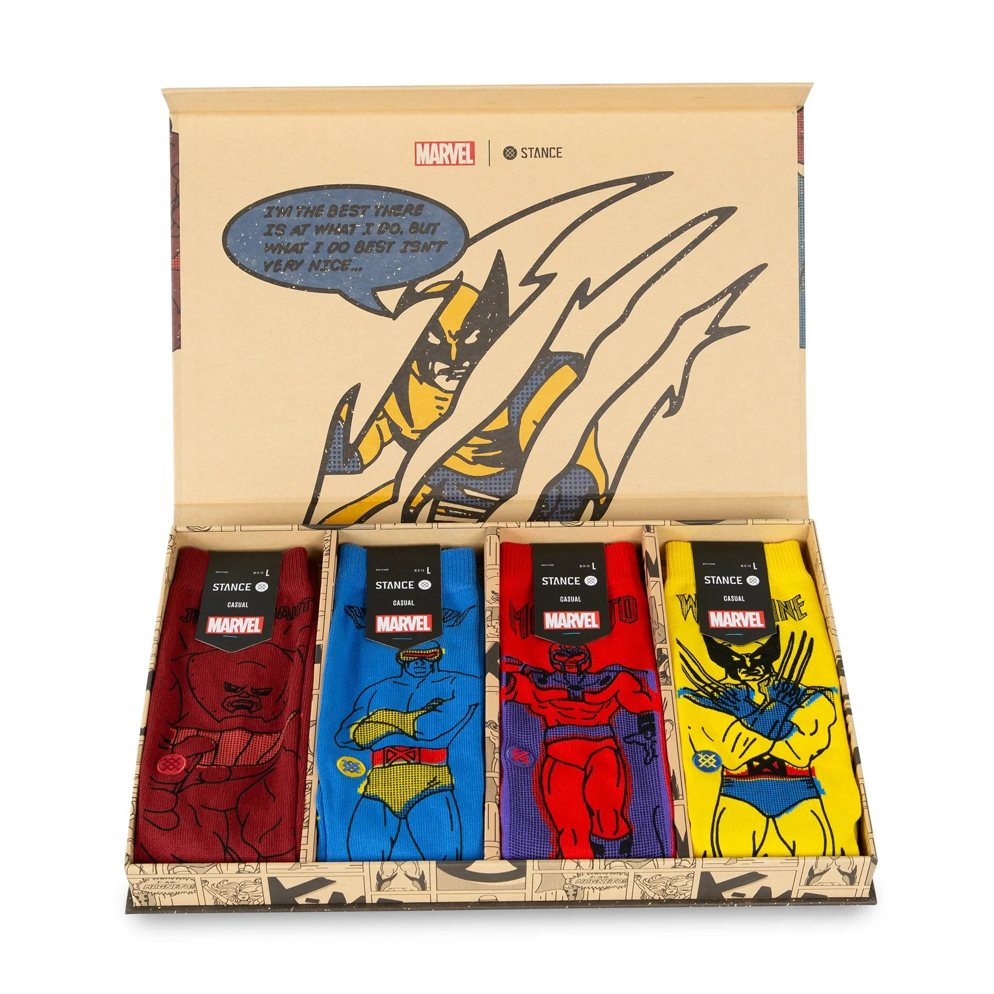 Marvel x Stance Marvel Crew Socks Box Set sold by Stance product image thumbnail 4