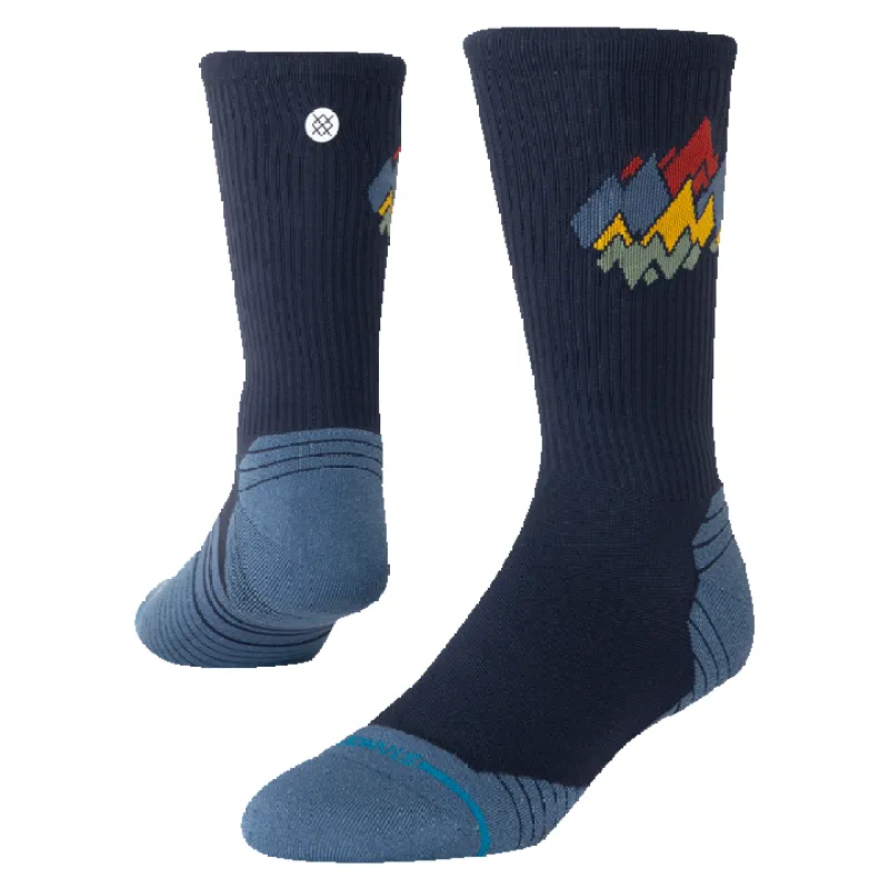Peaks Ribbed Light Crew Socks sold by Stance