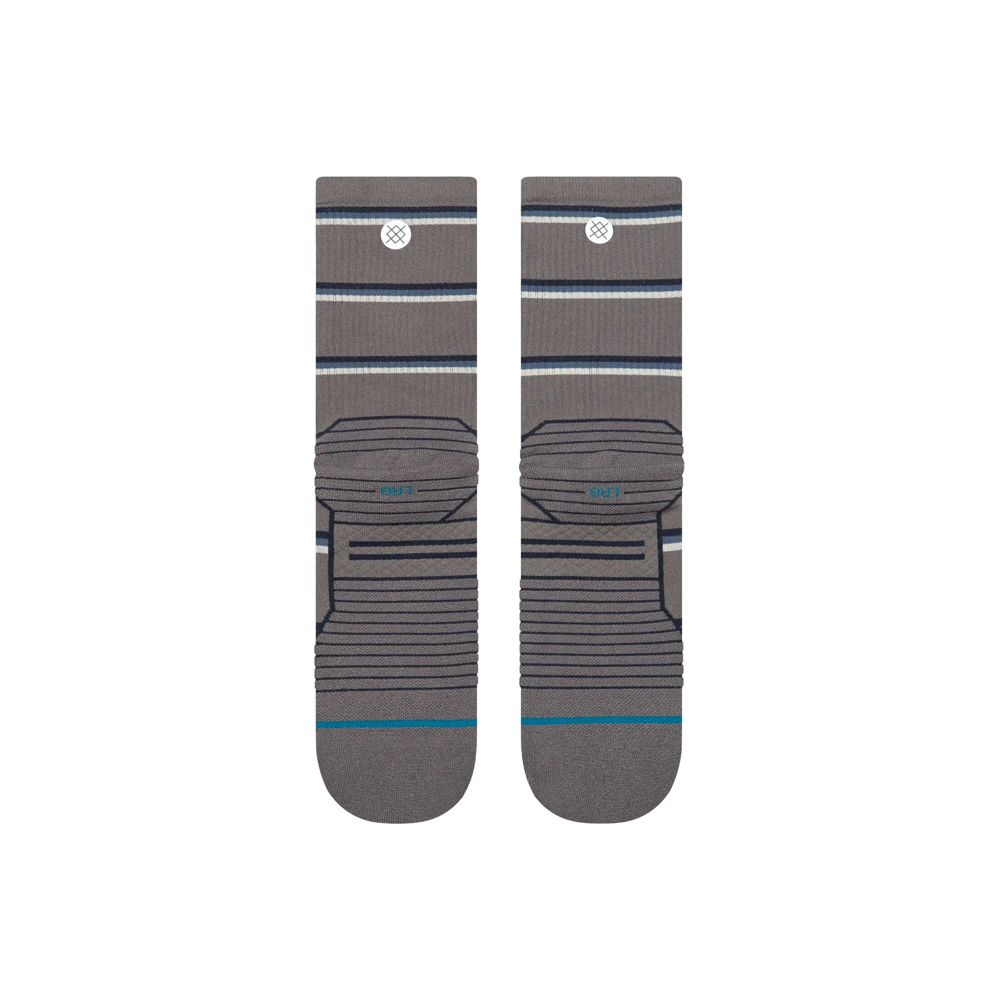 Multistripe Run Ribbed Crew Socks sold by Stance product image thumbnail 3