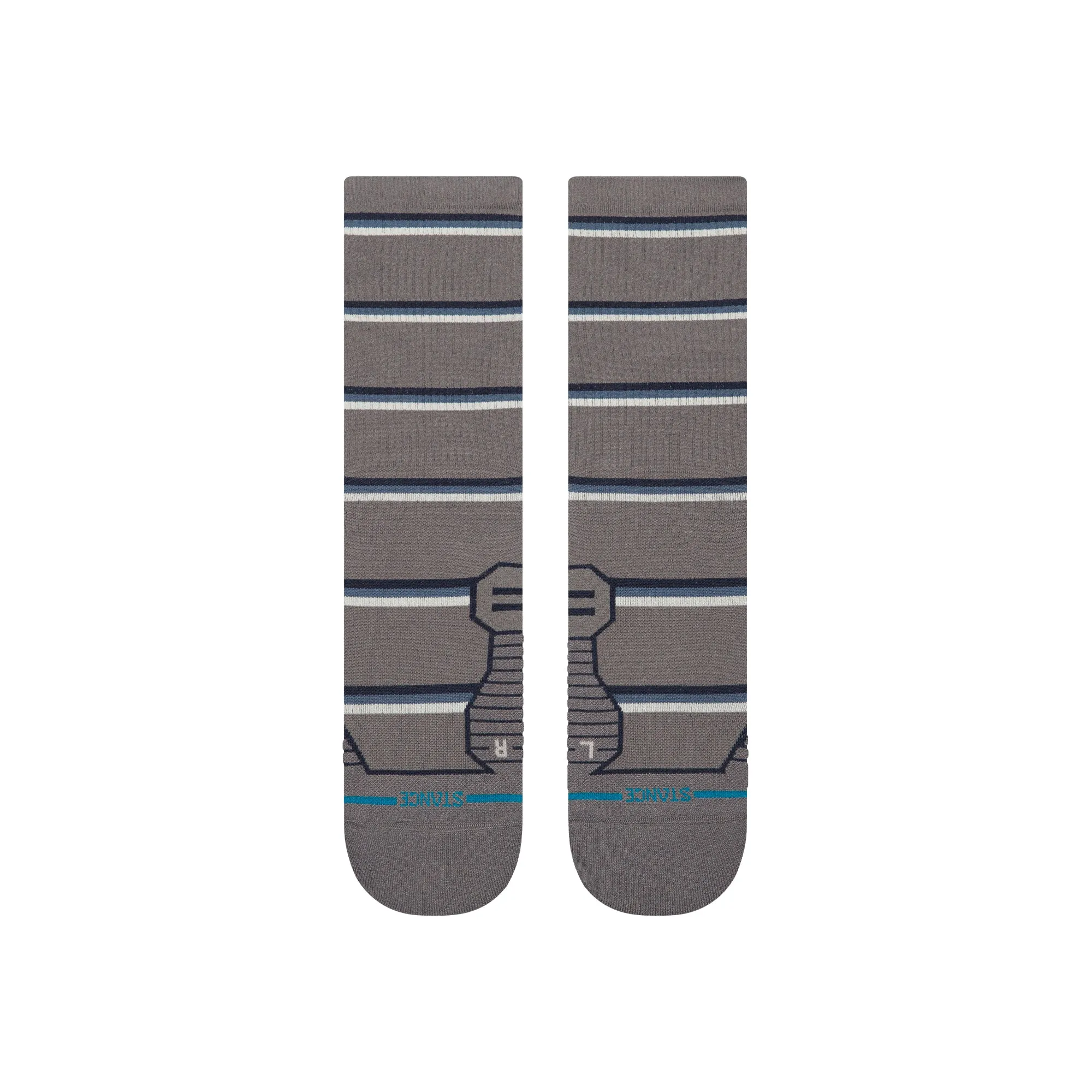 Multistripe Run Ribbed Crew Socks sold by Stance product image thumbnail 2