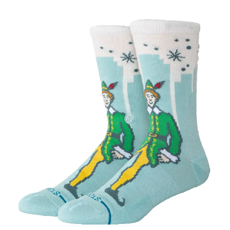 Elf x Stance Big City Elf Crew Socks sold by Stance