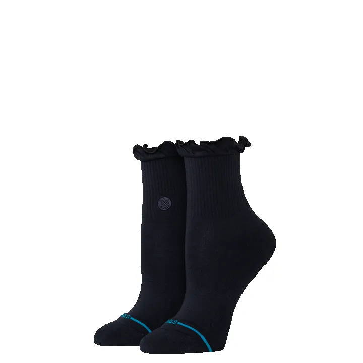 Womens Ruffle Icon Quarter Socks sold by Stance