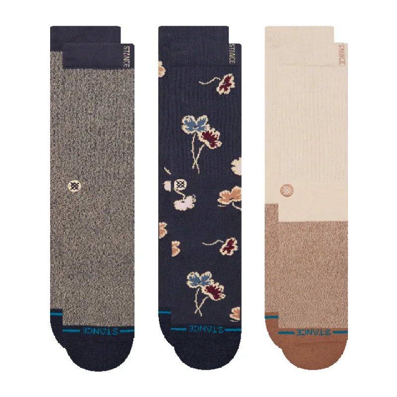 Botanical Bliss Crew Socks 3 Pack sold by Stance