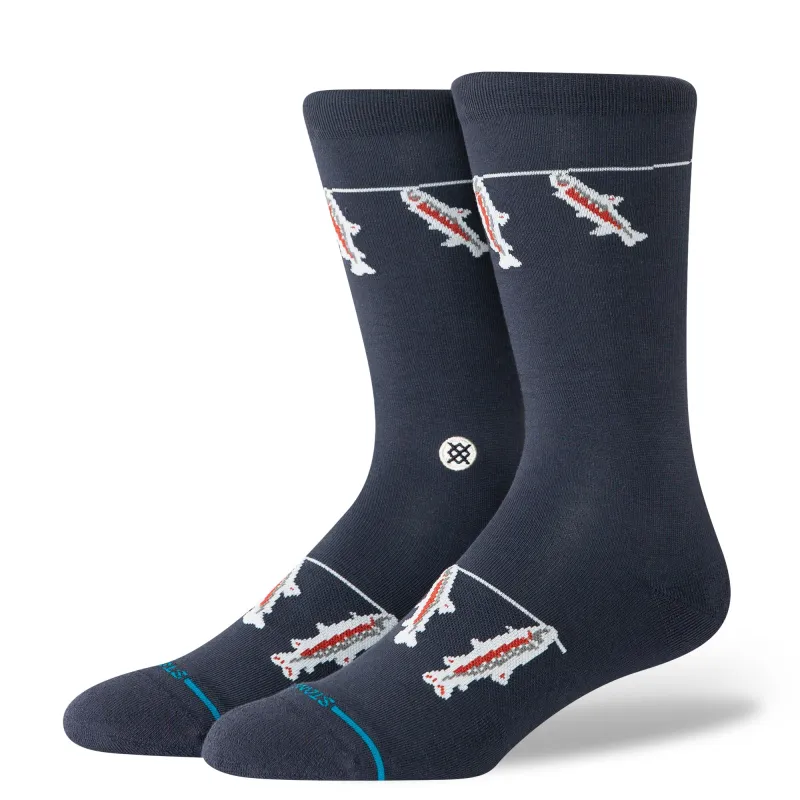 Gone Fishin Crew Socks sold by Stance